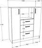 Armadio da cucina | Dimensioni ca. H. 110 x W. 109 x D. 40 Anteprima dell’immagine prodotto 4