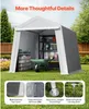 Garagenzelt Gerätehaus Carport Lagerzelt Gartenschuppen Produktbild-Vorschau 6