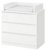 Wickelaufsatz für Kommode Weiß Universal 50x70 cm passend Produktbild-Vorschau 11