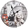 vidaXL Wanduhr Vintage Marilyn Monroe 30 cm Produktbild-Vorschau 1