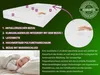 A product image of a mattress for a baby with informational text and graphics. Podgląd zdjęcia produktu