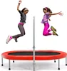 KOMFOTTEU Skladacia trampolína pre 2 osoby, oválna fitness Náhľad obrázku produktu 1
