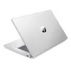 A silver HP laptop is shown from a diagonal angle, with the lid partially open. Produktbild-Vorschau