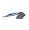 A tablet in a case, propped up on a white background. Voir les images du produit