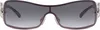 Gil Damen Monoscheiben Sonnenbrille Schwarz Produktbild-Vorschau 4