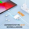 Type-C Adapter,Lightning + USB C auf 3.5mm Kopfhörer Produktbild-Vorschau 3