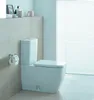 A modern white toilet in a bathroom setting. Produktbild-Vorschau