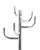 BELIANI Kleiderständer Silber Edelstahl 185 cm Modern Produktbild-Vorschau 5