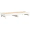 vidaXL Letto da giorno allungabile bianco 2x(80x200) cm in Anteprima dell’immagine prodotto 9