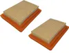 Two air filters are shown against a white background. Produktbild-Vorschau