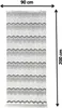 Kobolo Door Curtain Mountain Bead Curtain - černá bílá - Náhled obrázku produktu 2