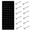 60 Stück Nasenringe, Piercing, attraktiver Strassstein, Produktbild-Vorschau 3