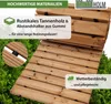 Holzpfad ausrollbar 250x43x2 cm rustikales Tannenholz Produktbild-Vorschau 2