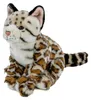 Kuscheltier Ozelot sitzend 27 cm braun/beige Plüschkatze Produktbild-Vorschau 1