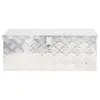 vidaXL Aufbewahrungsbox Silbern 70x31x27 cm Aluminium Produktbild-Vorschau 12