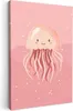 Leinwand Bilder 20x30 cm - Kinder Mädchen - Qualle, Bilder Produktbild-Vorschau 1