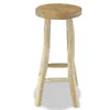 vidaXL Barhocker Teak Massivholz Produktbild-Vorschau 6