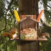 FATIVO Eichhörnchen Futterhaus mit Acrylfenster: Robuste Produktbild-Vorschau 1