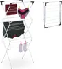 Relaxdays Wäscheständer, klappbar, 18 Stangen, 136x62x51 Produktbild-Vorschau 1