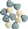 Edel weiß blaue Herzbonbons mit Eis und Heidelbeergeschmack Produktbild-Vorschau 1