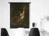 MuchoWow® Wandteppich Wandbehang Jagd mit einem toten Hasen Produktbild-Vorschau 4