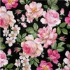 Tovagliolo per decoupage Roses Glory Black 33 × 33 cm Anteprima dell’immagine prodotto 1