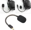 Collage of images showing a replacement microphone for a gaming headset. Produktbild-Vorschau