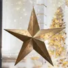 Weihnachtsstern, 3D, Deko, Weihnachten, | Eisen, Messing, Produktbild-Vorschau 1