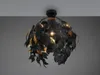 Suspension LEAVY noir et or, 1xE27x28W, métal, dimensions : Voir les images du produit 3