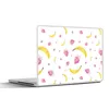 MuchoWow® Laptop Aufkleber Sticker Cover Banane - Erdbeere Produktbild-Vorschau 1