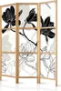 Paravent Blumen 135x171 cm - 3-teilig - einseitig - Produktbild-Vorschau 1
