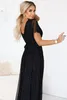 Numoco Abendkleid Melania Maxikleid Partykleid, schwarz mit Produktbild-Vorschau 7