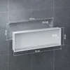 VILSTEIN Duschnische 30x90 cm | Aufputz | Wandnische Weiß | Produktbild-Vorschau 4