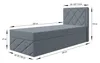 Bett, Boxspringbett DORMI MINI 3, 90x200 cm mit Bettkästen, Produktbild-Vorschau 4