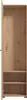 Camerano - Armoire 1 Porte, Chêne Marron Nœuds, 2 Étagères Voir les images du produit 9