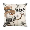 4er Set Weihnachten Kissenbezug 45x45cm Dekokissen Produktbild-Vorschau 2