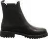 A black Chelsea boot is shown against a white background. Produktbild-Vorschau