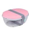 Mepal Salatbox Ellipse - Lunchbox - Nordic pink - BPA-frei Produktbild-Vorschau 1