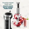 Batidora de mano de 1500 W - acero inoxidable, con varilla Vista previa de la imagen del producto 19