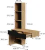 Stół do toalety Vicco Melora Dąb/czarny 100 cm, Model 57982 Podgląd zdjęcia produktu 6