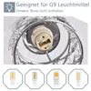 ZMH Hängeleuchte 1 Flammig Pendelleuchte Nachttisch Glas Produktbild-Vorschau 3