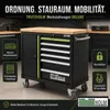 Werkstattwagen leer mit Holzplatte 6 Schubladen & Tür, Produktbild-Vorschau 2