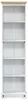vidaXL Libreria, 46 x 20 x 170 cm, legno di pino massello, Anteprima dell’immagine prodotto 4