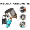 Wasserhahn Schlossabdeckung für Den Außenbereich, Edelstahl Produktbild-Vorschau 3
