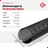 INEFA 10x Laubschutzgitter, Dachrinnen Laubschutz, PVC Produktbild-Vorschau 2