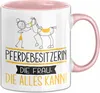 Pferdebesitzerin Geschenk Tasse Becher Die Frau Die Allen Produktbild-Vorschau 1