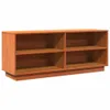 The Living Store Schuhschrank Wachsbraun 110x34x45 cm Produktbild-Vorschau 3