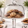 HOWHOMELY | Vassoio per dolci - Campana di vetro - 24 cm - Anteprima dell’immagine prodotto 2