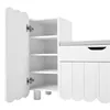 Scarpiera Merax 90 cm con 3 ante, cassetto e cuscino di Anteprima dell’immagine prodotto 9