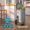 MONZANA Carrello della Spesa 3in1 56L fino a 50 kg Borsa Anteprima dell’immagine prodotto 2